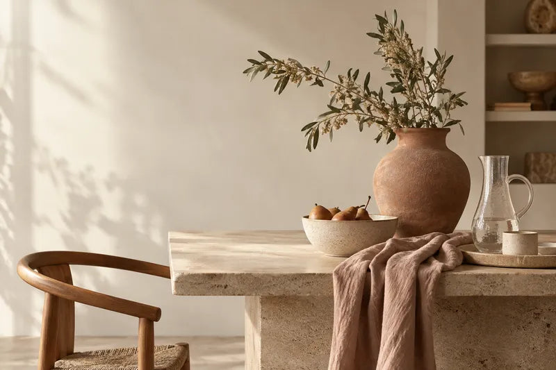 A thoughtfully arranged everyday living space for lovirs